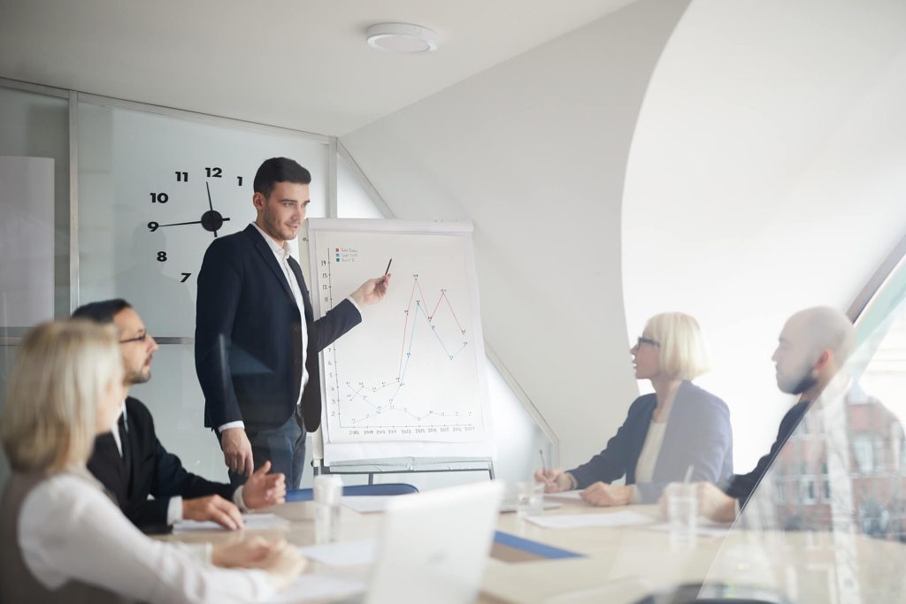 discussing financial statistics HBPDSY9